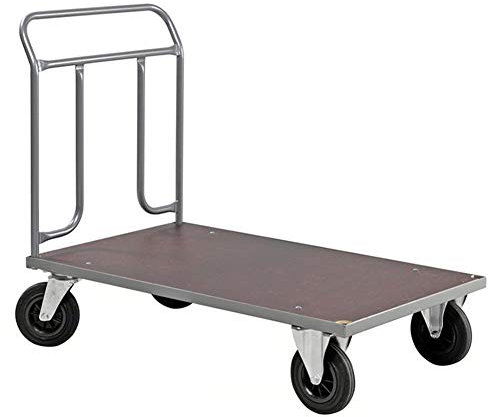 Plattformwagen, variabel erweiterbar 1.274 x 700 x 1.000 mm, 500 kg - grau
