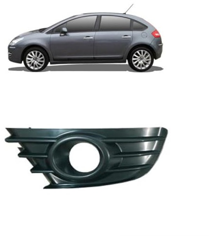 DM Autoteile 126412 Nebelscheinwerfer Gitter vorne links kompatibel für Citroën C4 I Coupe LC LA Bj. 2004-2008