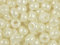 3300 Stück Glas Rocailles Perlen 3mm Ceylon, 7 Farben, 8/0, Pony Perlen, Ceylon gelüstert, Silky Seed Beads, (Zuchtperlen Krem)