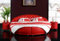 jvmoebel XXL Rund Ehebett Polster Big Bett Designer Rundbett Chesterfield Betten Leder