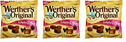 3er Pack Werther´s Original Schoko Toffees 3 x 180 g