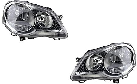 Johns, Scheinwerfer Satz passend für VW Polo Scheinwerfer 02 (9N) 04/05-01/12 H7/H1 Set links & rechts