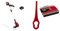 Einhell Akku-Rasentrimmer GE-CT 18 Li Kit Power X-Change (Li-Ion, 18V, Motorkopf drehbar, Flowerguard, inkl. 70 Kunststoffmesser, 2,0Ah Akku und Ladegerät)