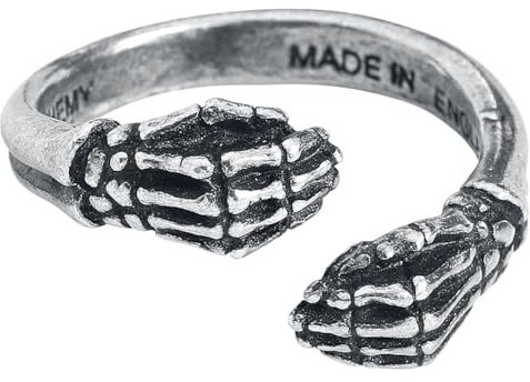 Alchemy Gothic Last Embrace Frauen Ring silberfarben XXS-XS Hartzinn Gothic, Rockwear