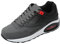 JOMIX Scarpe da Ginnastica Uomo Sneaker Sportive Corsa Running Scarpe Casual per Correre Camminare Trail Trekking NU138-5 (Grigio Scuro, 44)