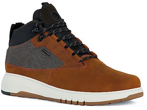 Geox U Aerantis 4x4 B ABX, Stivaletti Uomo, Grafite Ochre, 42 EU