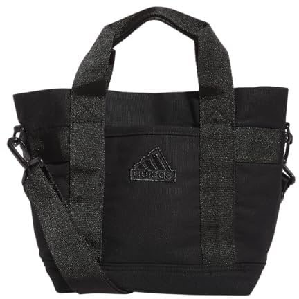 adidas Unisex Canvas Mini Größe Kleine Tragetasche, Schwarz, Einheitsgröße