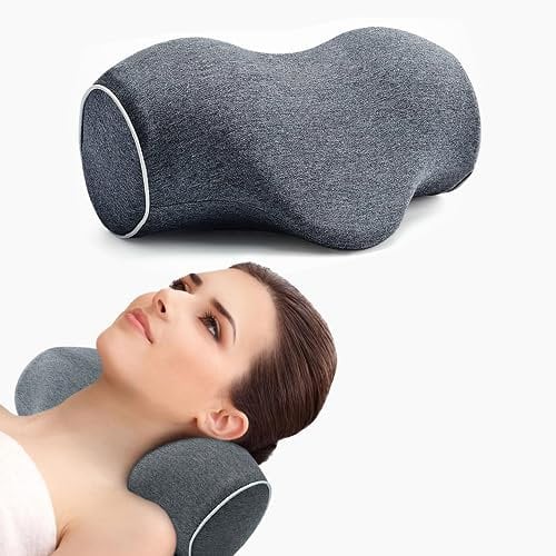 KAIEH NECK RELAXATION Stretcher - Cervical Neck Traction Pillow Neck Support | Neck Cloud Neck Ease - Neck Hump Corrector TMJ Pain Relief | New Neck Relaxer Neckease and Neck Pain Relief, Grey