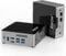 AWOW Mini PC, 8GB 128GB M.2 SSD Mini Desktop Computer mit CPU J3455, Micro PC Dual Display HDMI DP 4K@60Hz Dual Gigabit Ethernet, WiFi/BT/USB3.0 * 5