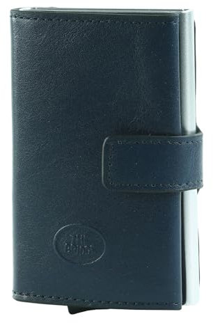 THE BRIDGE Story Uomo Porta Credit Card Eject Blu Oltremare abb. Rutenio White