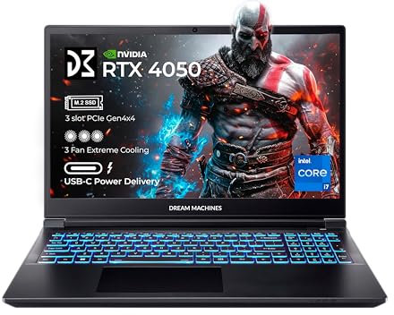 Dream Machines RG4070-16EU36 i7-14700HX/RTX4070/16.0”/FHD+/144Hz/N7/1TB M.2 SSD/32 GB