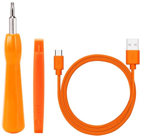EASONGEE Doorbell Screwdriver Replacement Set, Double-Ended T6 T15 Bit Screwdriver for Ring Video Doorbell, Doorbell 2, Doorbell Pro and Elite Battery Change, Charge & Replacement