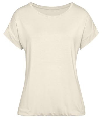 VIVANCE Damen Kurzarmshirt im 2er-Pack, lockere Passform, lässig