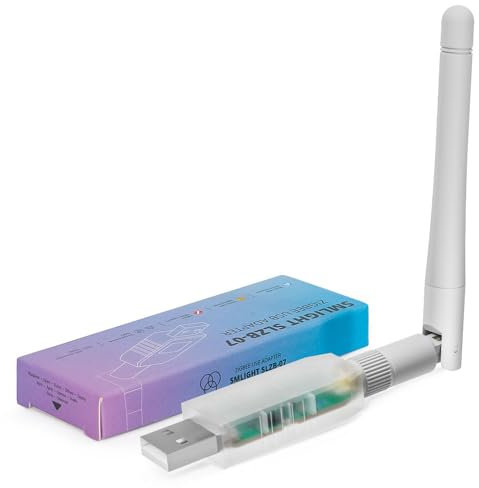 SMLIGHT SLZB-07 Zigbee 3.0 Coordinator Thread/Matter Mini USB Adapter funziona con Zigbee2MQTT, Home Assistant, ZHA