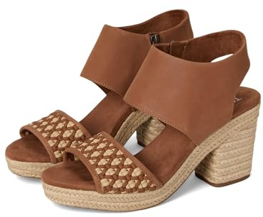 TOMS Women's, Majorca Platform Sandal, Brown Sugar, 8 UK
