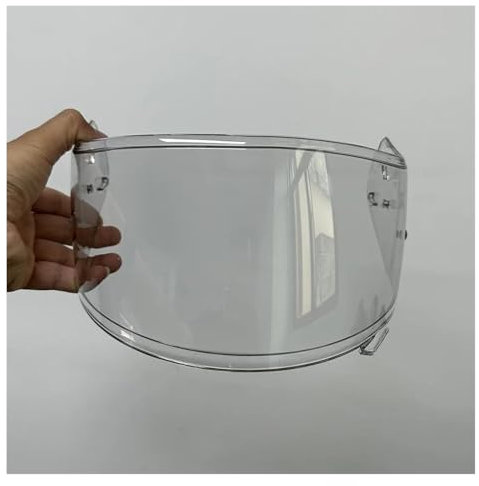 SZSMHL Visiere per Casco, Visiera Fotocromatica for Ca-SCO Moto SHOEI Neotec 2 Neotec II CNS-3 Lente Anti-UV hromic Tea Black Visiera