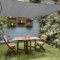 HAIKUS Toldo Vela Rectangular 2,5x4 m, Vela de Sombra 4x2,5 m HDPE, Transpirable, Resistente, 98% Protección Rayos UV para Exterior, Jardín, Terrazas (Gris)