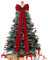 Extra große Weihnachtsbaumspitze mit roten Schleifen und langen Luftschlangen – rote Schleife für Heim-Party-Dekoration (120 cm)