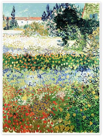 Posterlounge Garten, Arles Poster | 60 x 80 cm von Vincent van Gogh Grün Wandbilder Wanddeko