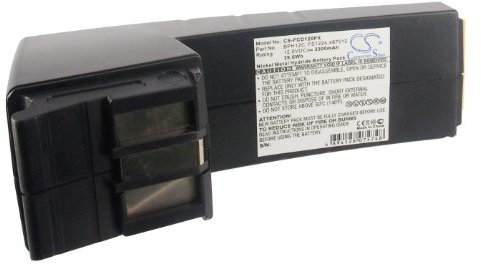 TollCor 3300mAh/12.0V Batterie de rechange pour Festool 490359, 49036, 490592, 490889, 491150, C12CE-NC-C45-Plus, P/N : 486831, 487512, 487701, 488438, 488438, 488 8844. 489073, 489726