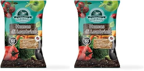 Il Paese Verde Humus Di Lombrico 7L - 18mq Fertilizzante Naturale e Organico Per Piante – Aumenta la Fertilità e Migliora la Struttura del tuo Terreno - Prodotto Consentito In Agricoltura Biologica
