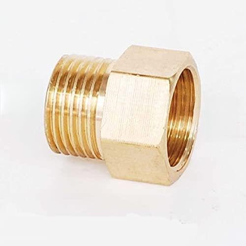 Brass Pipe Fitting M/F 1/8,1/4,3/8,1/2 Male to Female Threaded Coupler Adapter(03 F x 02 M)