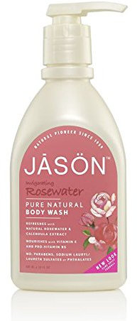 Jason Body Care: Invigorating Rosewater Body Wash, 30 oz (5 pack)