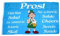 Fahne/Flagge Prost mehrsprachig Bier NEU 90 x 150 cm