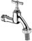 SCHELL 034050699 Auslaufventil / Ventil 1/2'', verchromt , Wasserhahn für Schlauchanschluss (für Ausgußbecken, Waschmaschine) , Oberteil mit Knebelgriff , Schlauchverschraubung , Oberfläche chrom