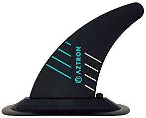 Aztron Unisex – Erwachsene Air-Sup-Flosse aus verstärktem Nylon 9 Zoll 24 x 15,8 cm, Schwarz, 9