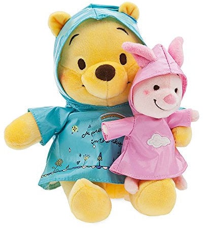 Disney Winnie The Pooh and Piglet Rainy Day Plush Set - Small