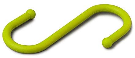 Zeal S Shape Hook, Lime, One Size