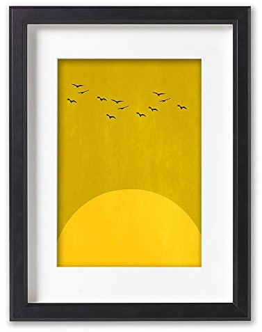Boris Draschoff Hochwertiger Kunstdruck Poster Print – Sonnentanz - Künstler A2-420mm x 594mm Badezimmer Deko Bilder Wohnzimmer Poster & Kunstdrucke | Lieferung ohne Rahmen