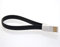 Shot Case Mini Magnetic Cable for JBL Flip 4 Universal Charger Connector Micro USB Magnet Keyring 25 cm Android (Black)