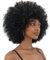 Becus Perücken Kurze lockige schwarze Premium Synthetische Afro Perücken Natürliche Locken Perücken für schwarze Frauen voll und natürlich aussehend 150% Dichte(Natürliches Schwarz #1B)