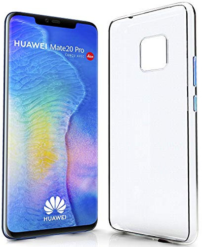 Newtop Cover Compatibile per Huawei Mate 20 Lite/20 PRO, Custodia TPU Clear Silicone Trasparente Slim Sottile Case Posteriore Protettiva (per Huawei Mate 20 PRO)