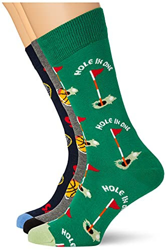 Happy Socks HS by Herren Sports 3-Pack Socken, Multi, 41-46