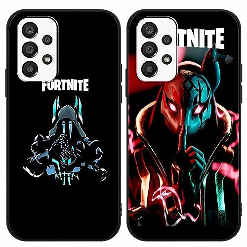 nurkorki [2 Pack Hülle für Samsung Galaxy A33 5G Hülle 6,4 Zoll, Silikon Weich TPU Case Gameboy Handyhülle für Hülle Motiv Schutzhülle für Samsung A33, 01
