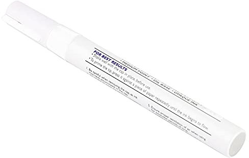 Keenso Rotulador de Pintura para Neumáticos de Coche, Rotuladores de Plástico para Rotuladores de Neumáticos Impermeables(Blanco) Suministros de Pintura para automóviles rotulador neumatico