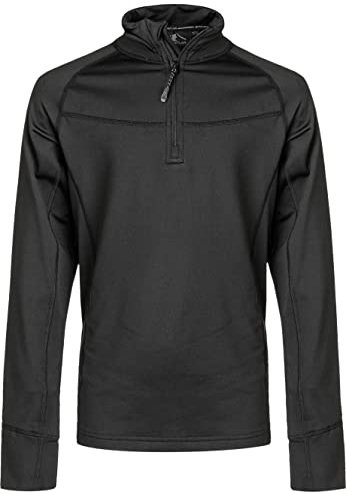 WHISTLER Herren Ski-Pulli Baggio mit halbem Reißverschluss 1001 Black, 128