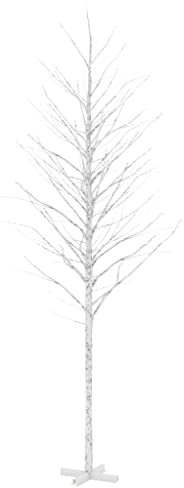 vidaXL LED Birke Warmweiß 672 LEDs Beleuchtet Birkenbaum Lichterbaum Leuchtbaum Weihnachtsdeko Beleuchtung Dekobaum Kunstbaum 400cm