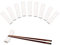 CHGCRAFT 1 soporte de cerámica para palillos, cuchara, tenedor, para decoración de comedor, color blanco