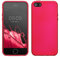 kwmobile Case kompatibel mit Apple iPhone SE (1.Gen 2016) / iPhone 5 / iPhone 5S Hülle - Schutzhülle aus Silikon metallisch schimmernd - Handyhülle Metallic Pink