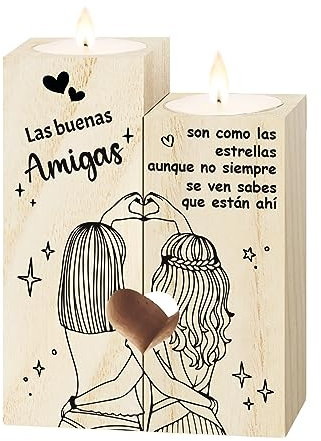 Regalo para amiga, regalo para mejor amiga, portavelas, regalo de cumpleaños para amiga, regalo original para amiga, regalos originales para amigos.