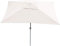 Décoshop26 Parasol de Jardin 2x3m rectangulaire inclinable Polyester/Aluminium 4,5kg crème 04_0003892