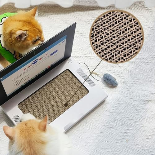 Laptop cat Scratching Board Game Machine cat Butler Computer Modeling Creative net red cat Scratching Board wear-Resistant Does not Fall Off The chip