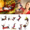 Weihnachtsanhänger Christbaum Deko Weihnachtsbaumschmuck für Adventkalender Dekoration Dackel Hund Deko Ornament Weihnachtsbaum Anhänger Handwerk für Weihnachten Cartoon Acryl Funny Auto Anhänger,A001