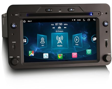 GONFEN 6,2 Zoll 8-Kern Android 12 Autoradio GPS Navi für Alfa Romeo 159 Sportwagon Brera Spider Mit Bluetooth Freisprecheinrichtung Carplay Android Auto DVD WiFi OBD2 RDS DAB+ DSP 4GB RAM+64GB ROM