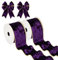 Hollyone 2PCS Violett Samtband 6.3cm x 10yds, Vintage Weihnachtsband für Geschenkverpackungen, breites Geschenkband für Weihnachtsdekoration, Kranzschleifen Dekoration Handwerk Hochzeit Geburtstag