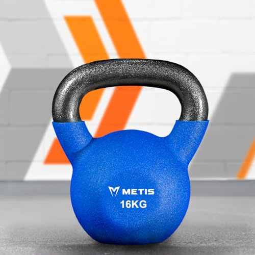 METIS Kettlebell in Neoprene | 4 kg-28 kg | Allenamento A Casa e Palestra